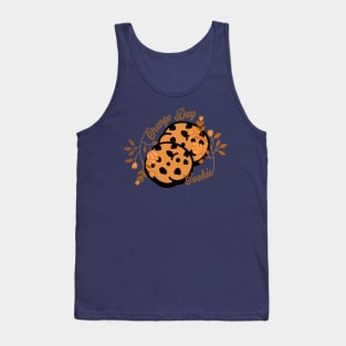 Orange Day Cookie, Flowers Tank Top